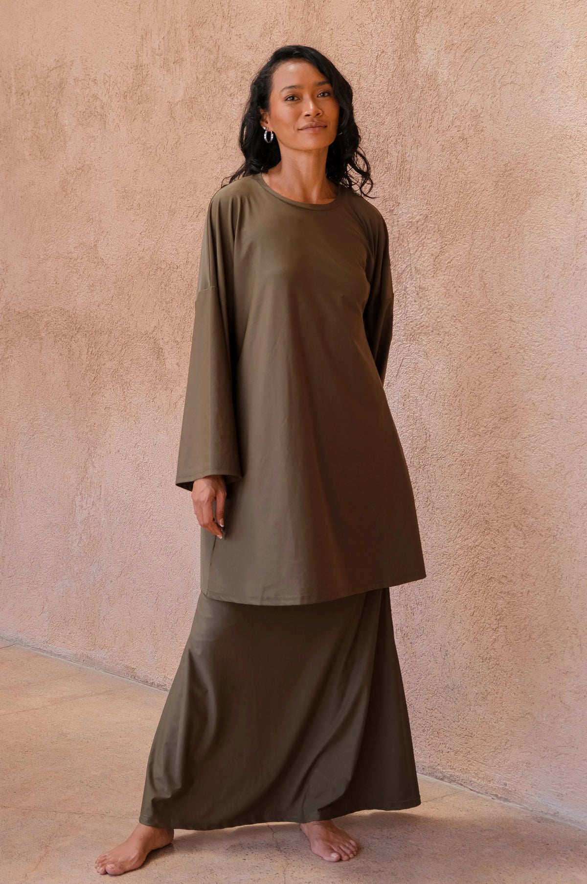 Jupe avec legging alia - olive - Aliam swim