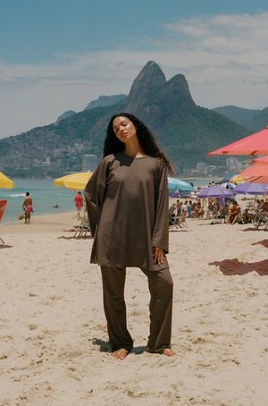 Burkini alba | 3 pièces - taupe