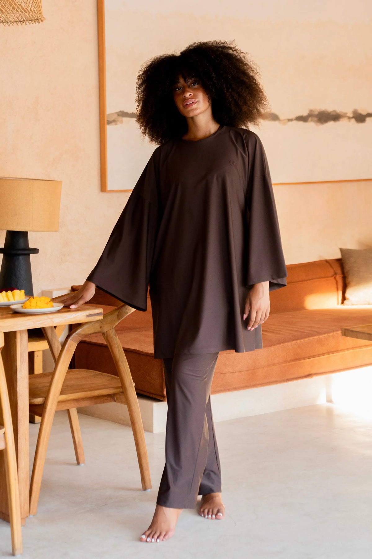 Burkini alba | 3 pièces - dark expresso Aliam swim