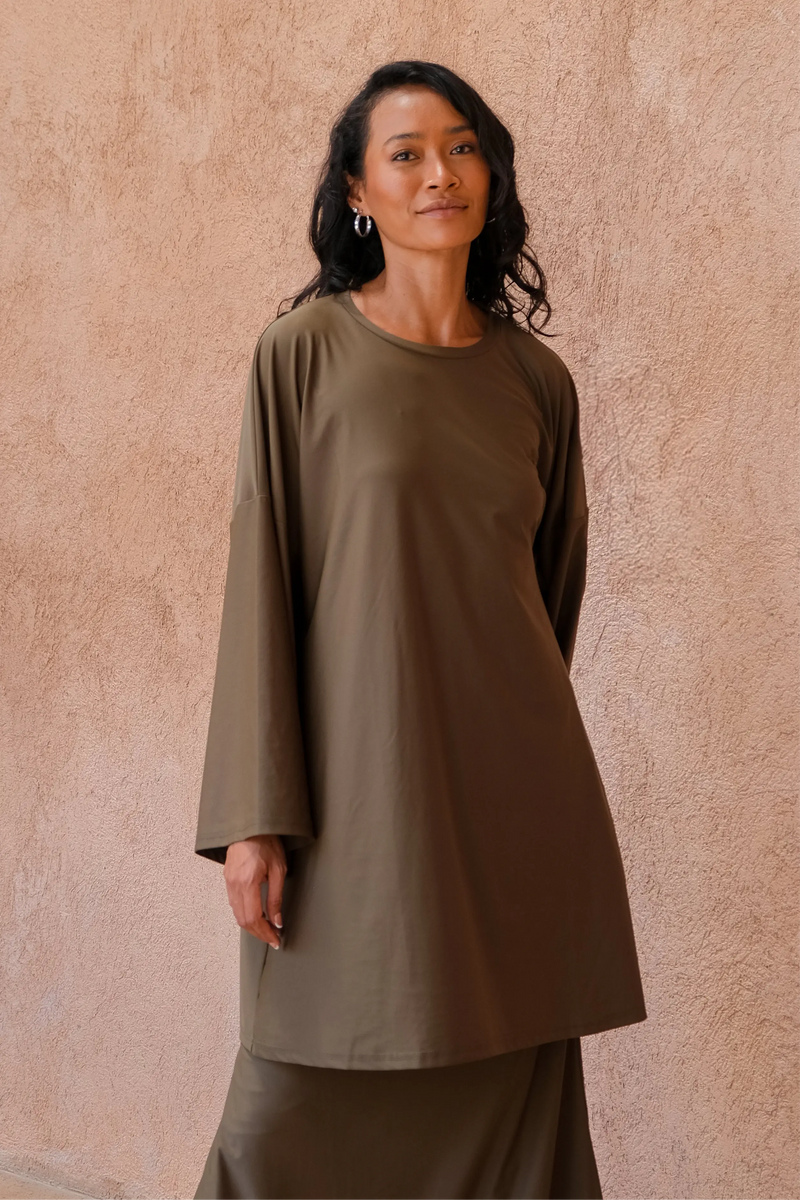 Top alba - olive - Aliam swim