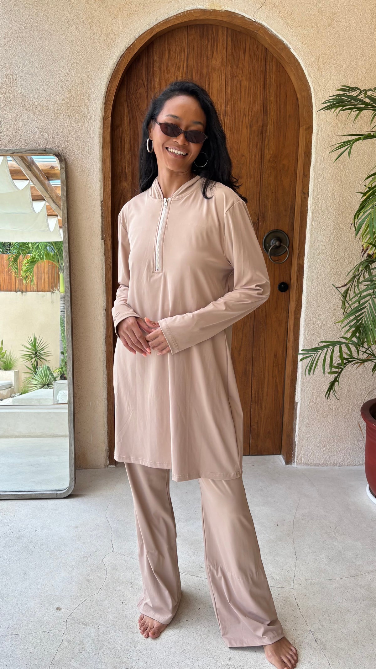 Burkini rita | 3 pièces - latte