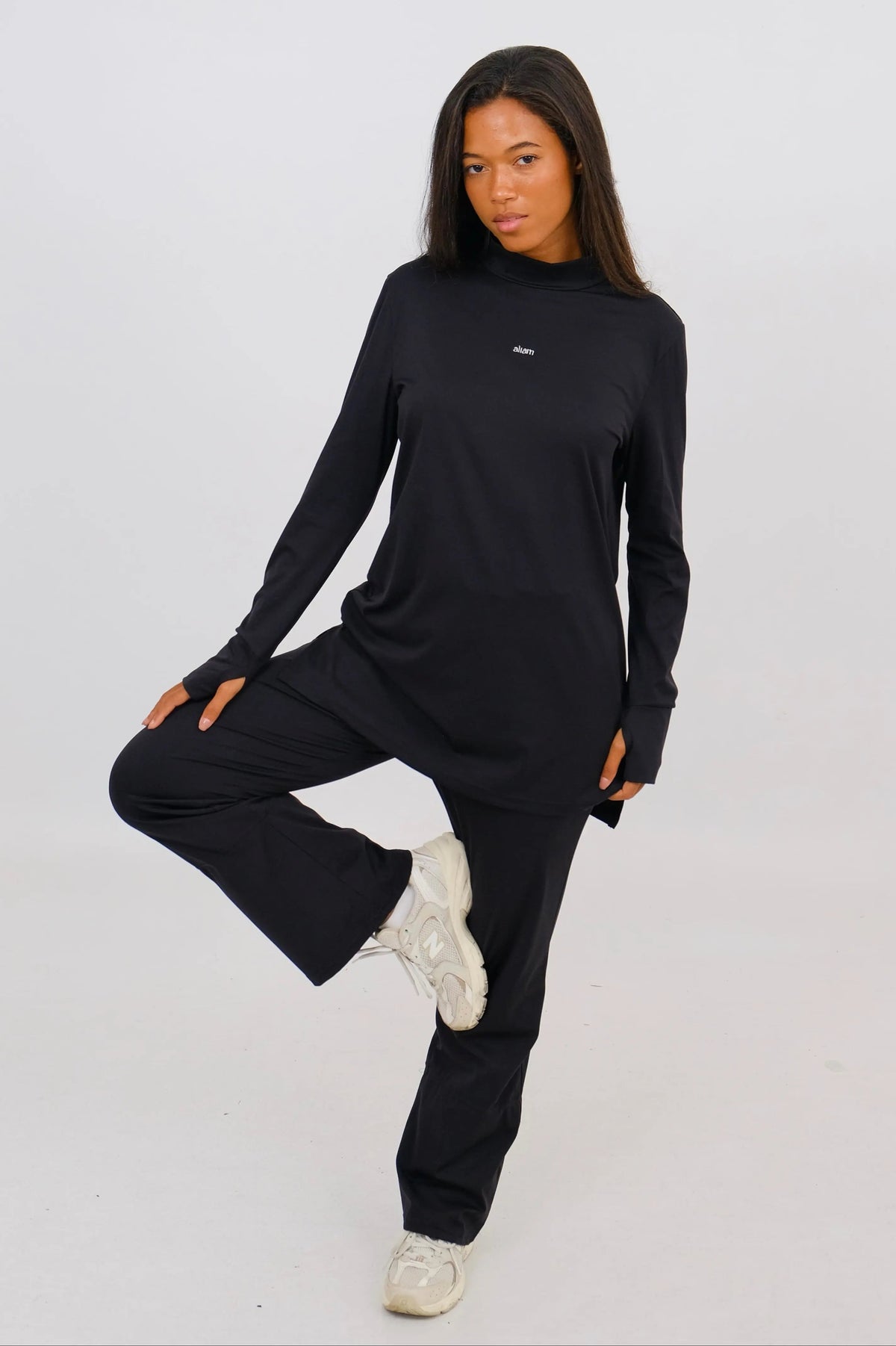 Pantalon de sport sima - noir Aliam swim